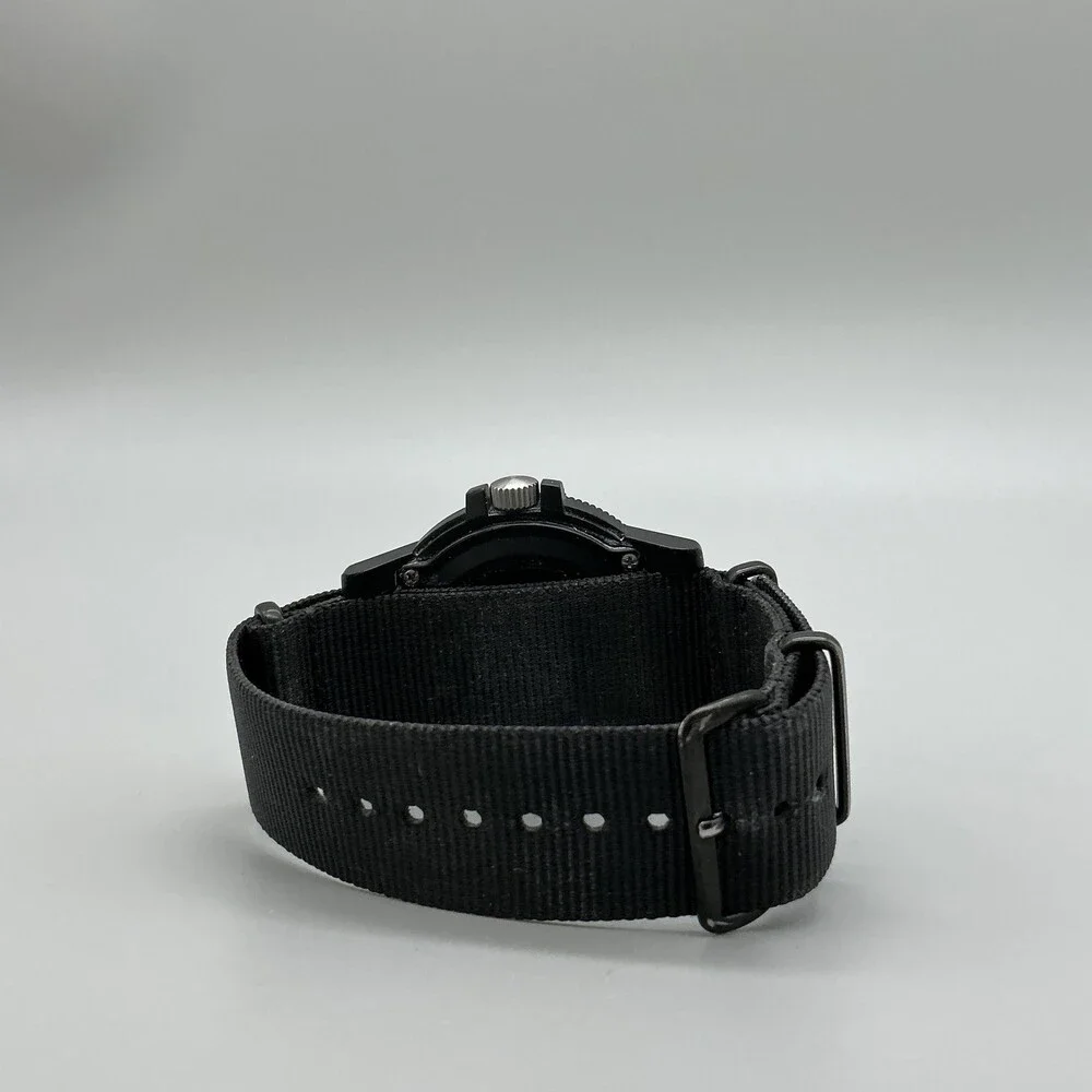 Luminox Mens Watch 47mm Black Dial 100M Date Carbon Case Swiss New Battery